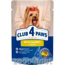 Клуб 4 Лапи Premium з кроликом в соусі для дорослих собак