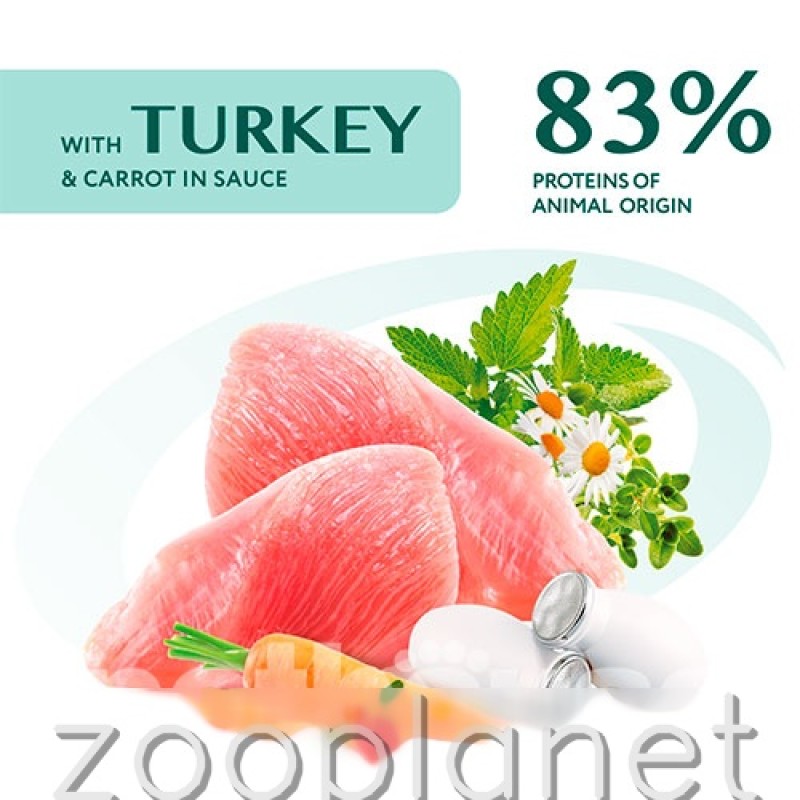 Optimeal Шматочки з індичкою та морквою у соусі для цуценят