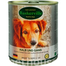 Baskerville Телятина з м'ясом гусака для собак