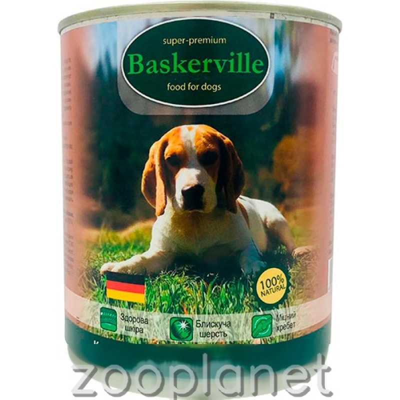 Baskerville Кролик з вермішеллю та морквою для собак